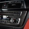 Hochglanz Carbon Radio Klimablende passend für BMW 3er/4er