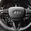 Hochglanz Forged Carbon Schaltwippen Buttons Lenkradspange passend für Hyundai i30 N i20 N Kona N