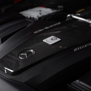 Hochglanz Carbon Motorabdeckung passend Mercedes AMG GT GTC GTR